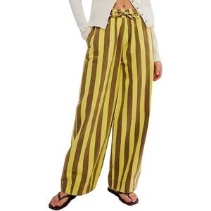 Women's Wide Leg Denim Jeans Polyester Spandex Casual Baggy Trousers